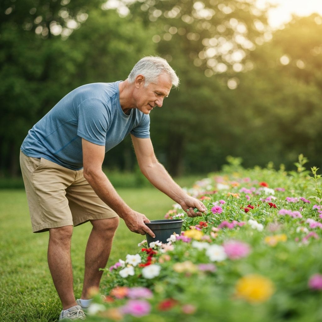 Healthy active man over 40